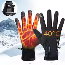 Winter Gloves Waterproof Thermal Touch Screen Windproof  Cold Weather Running Riding Sports Hiking Ski Gloves