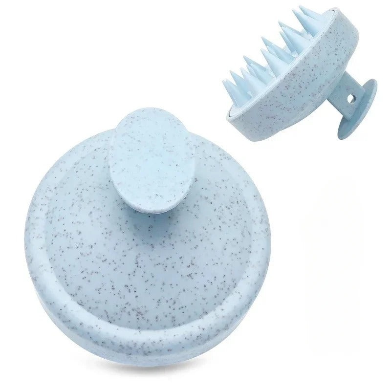2-in-1 Silicone Scalp Massager & Shampoo Brush