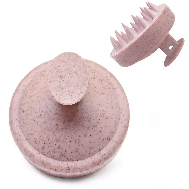 2-in-1 Silicone Scalp Massager & Shampoo Brush