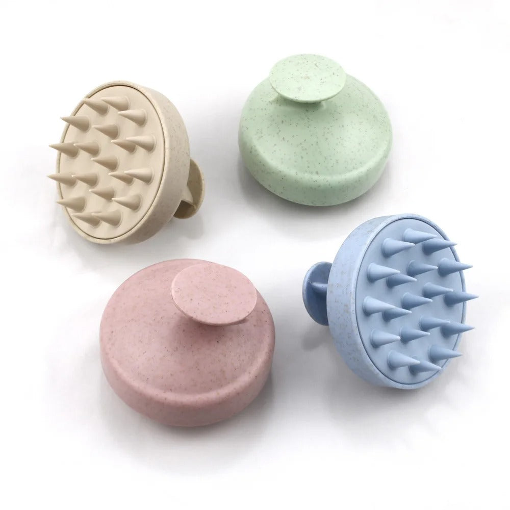 2-in-1 Silicone Scalp Massager & Shampoo Brush