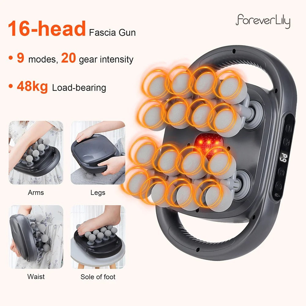 16 Head Massage Gun